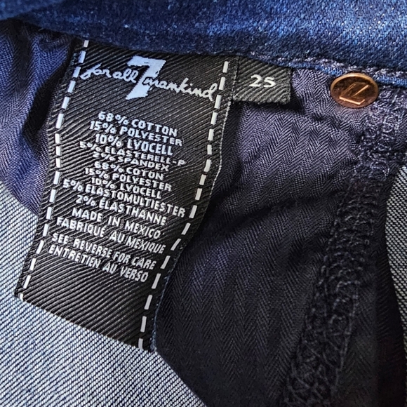 7 For All Mankind Gwnevere skinny. Size 25 - Picture 3 of 5